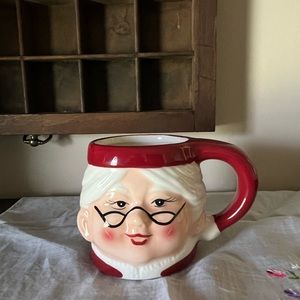 Pottery Barn Mrs Claus Mug